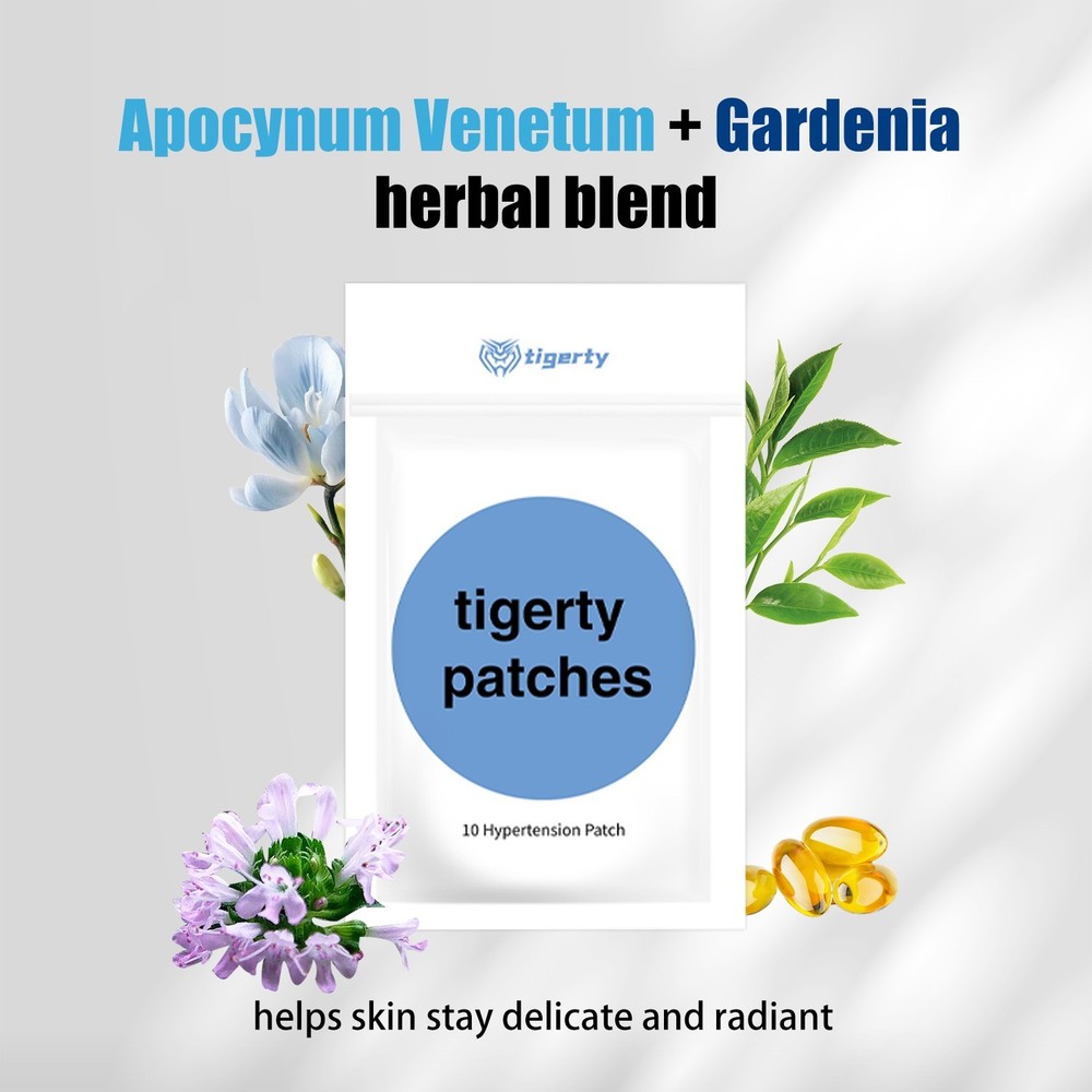 ⚡20Pc Hypertension Relief Patch Herbal BP Support Improve Circulation US Stocked