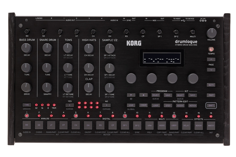 Korg Drumlogue Hybrid Analog/Digital Drum Machine