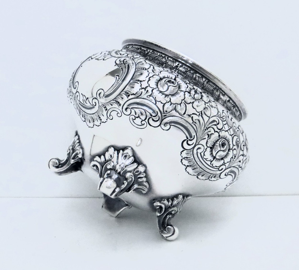 1937 REED & BARTON VICTORIAN ROCOCO REPOUSSE HAND CHASED COFFEE TEA SET 5 PC