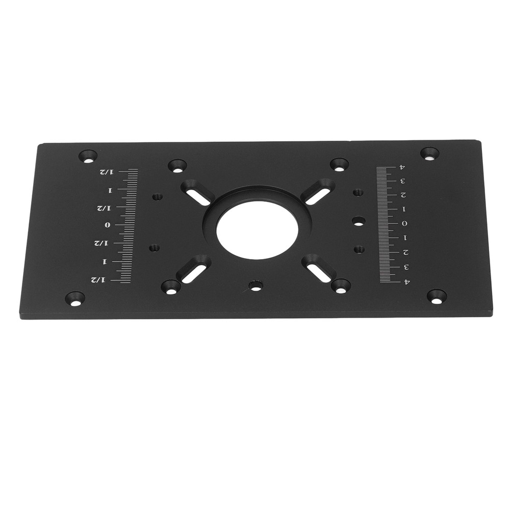 Router Table Insert Plate Lift System Base Board Accessory For Woodworking Black