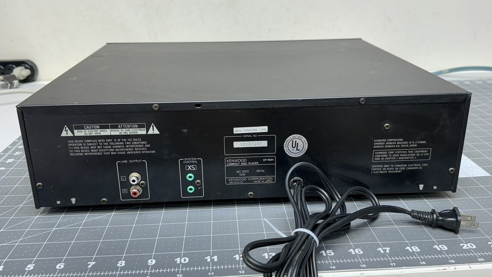 Kenwood DP-R891 Multiple Compact Disc Player Doesn’t Eject So Can’t Be Tested 🔥
