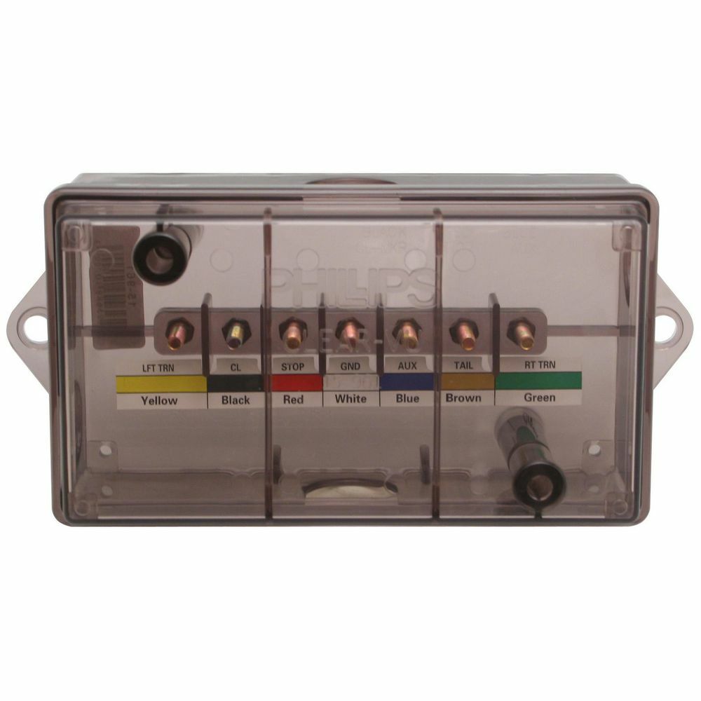 Philips Trailer Wiring Junction 7 Pole Box Weather Proof