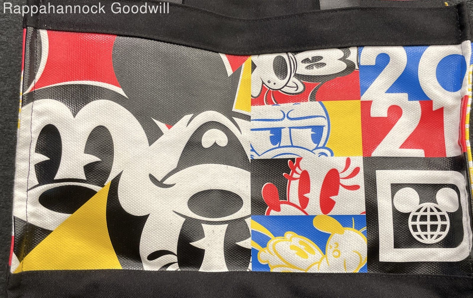Disney Walt Disney World 2021 Pop Art Mickey Mouse Multi-Color Tote Bag