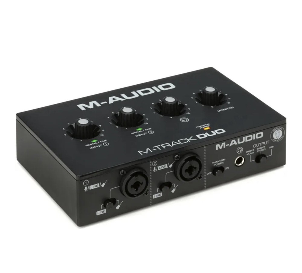 M-Audio M-Track Duo 2-Channel USB Audio Interface