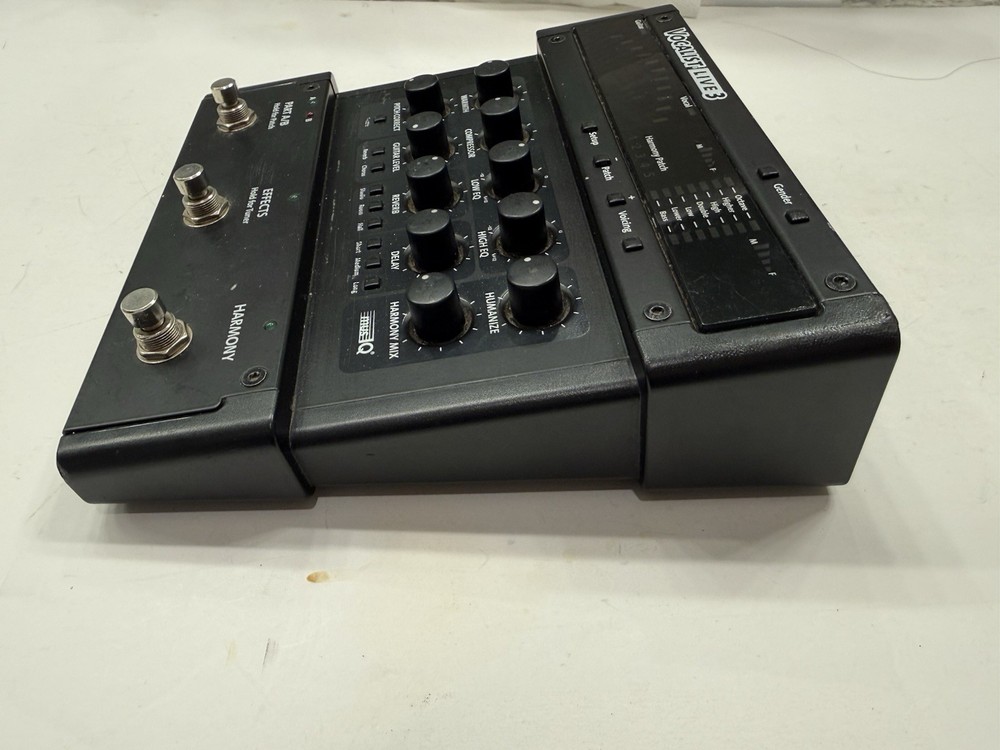 Digitech Vocalist Live 3 Vocal Multi Effects Processor Pedal + Power Supply