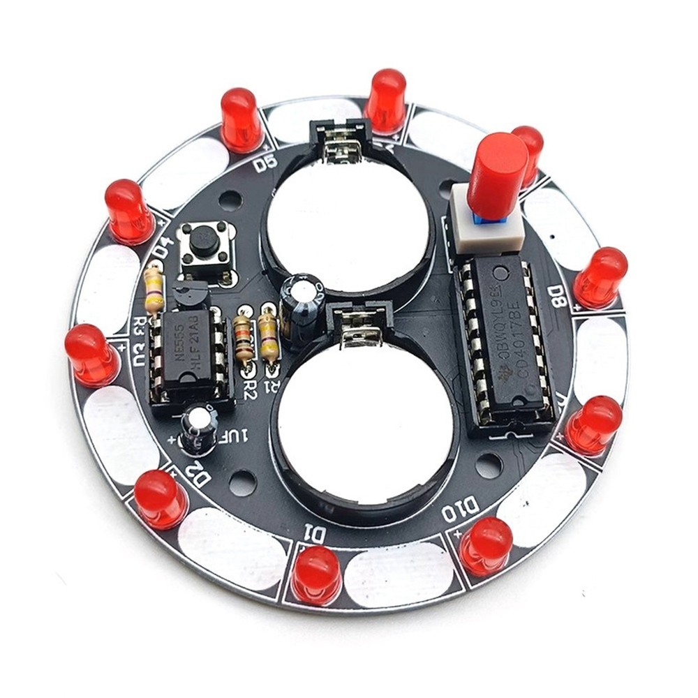 Turntable LED Light DIY Electronic Kit Welding Project Training Module DIY2724