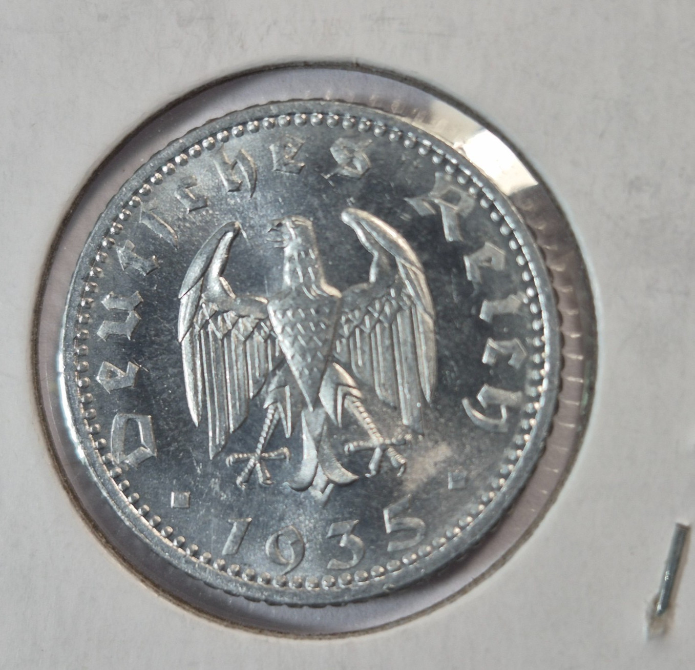 1935 A Germany 50 Reichspfennig - Nice Coin -B96