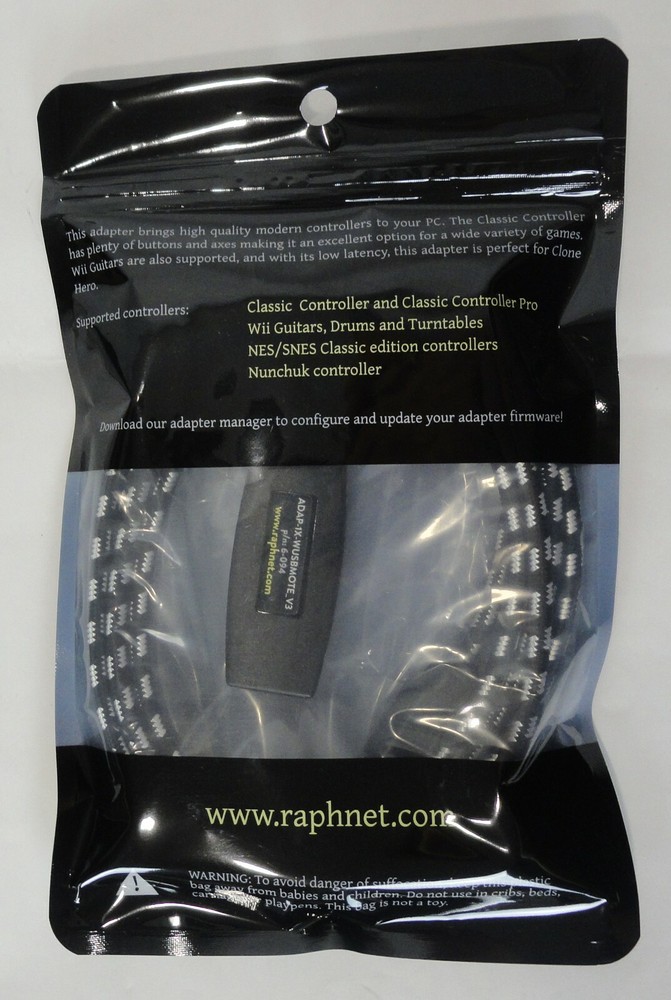 SNES Classic controller / Wii Guitar Clone Hero to USB adapter cable by raphnet