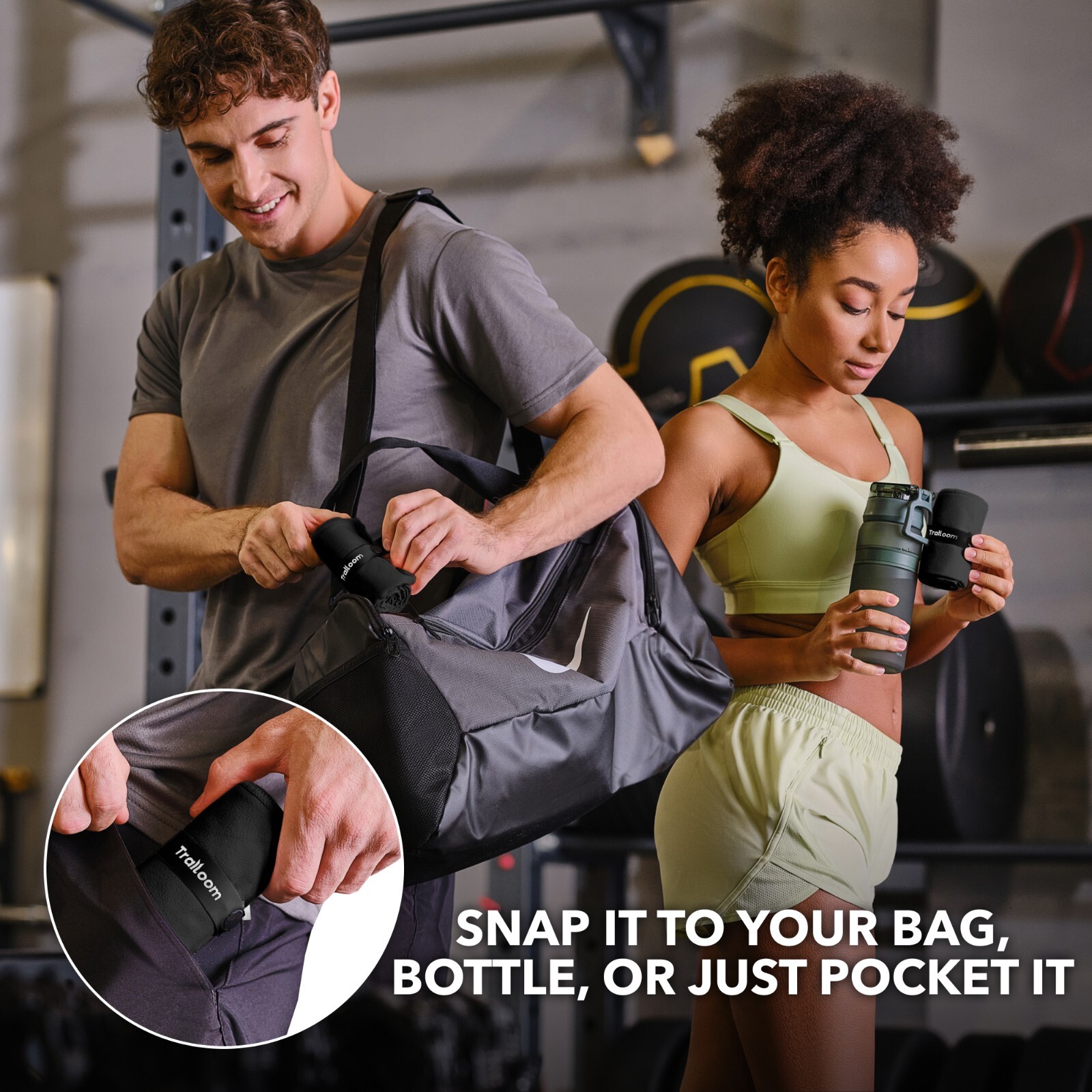 Microfiber Gym Towels - Quick Dry, Highly Absorbing, Odor-Free, for Men & Women