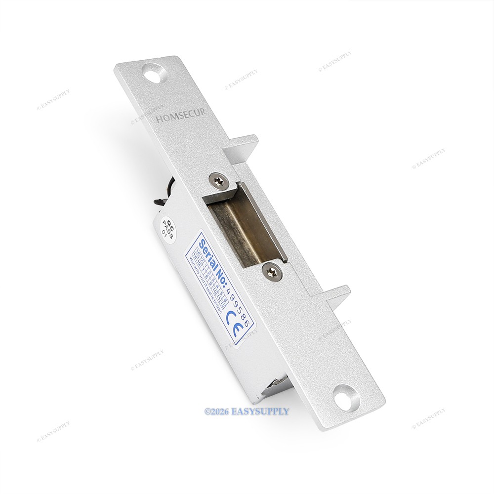 HOMSECUR Access Control System Kit With Power Doorbell Exit Button Strike Lock