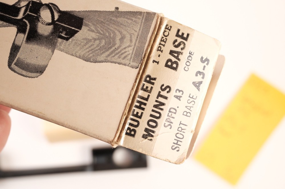 H215 Buehler Scope Mount Base Code A3-S Springfield 1903 A3 Short Base