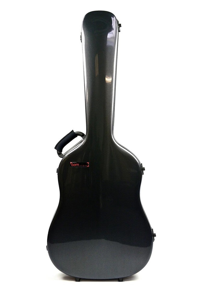 BAM HIGHTECH DREADNOUGHT GUITAR CASE - 8003XLC Black Carbon