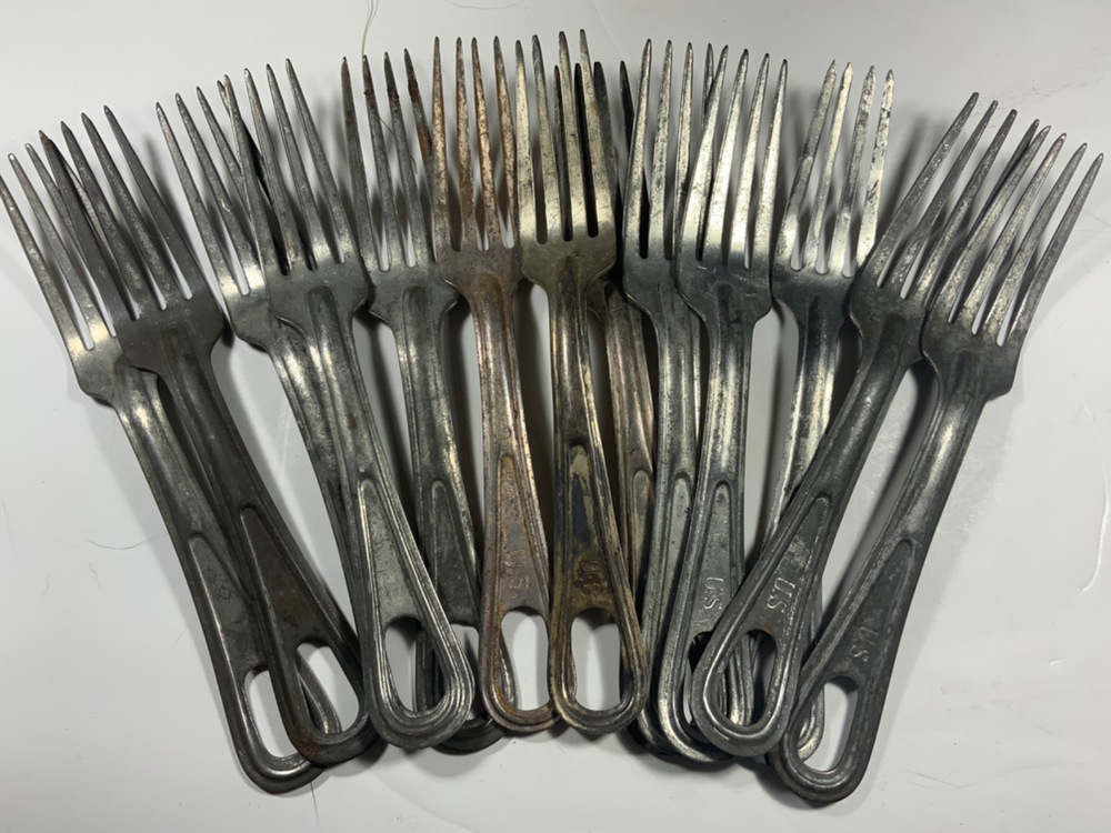 One WW2 US Army Mess Kit Fork