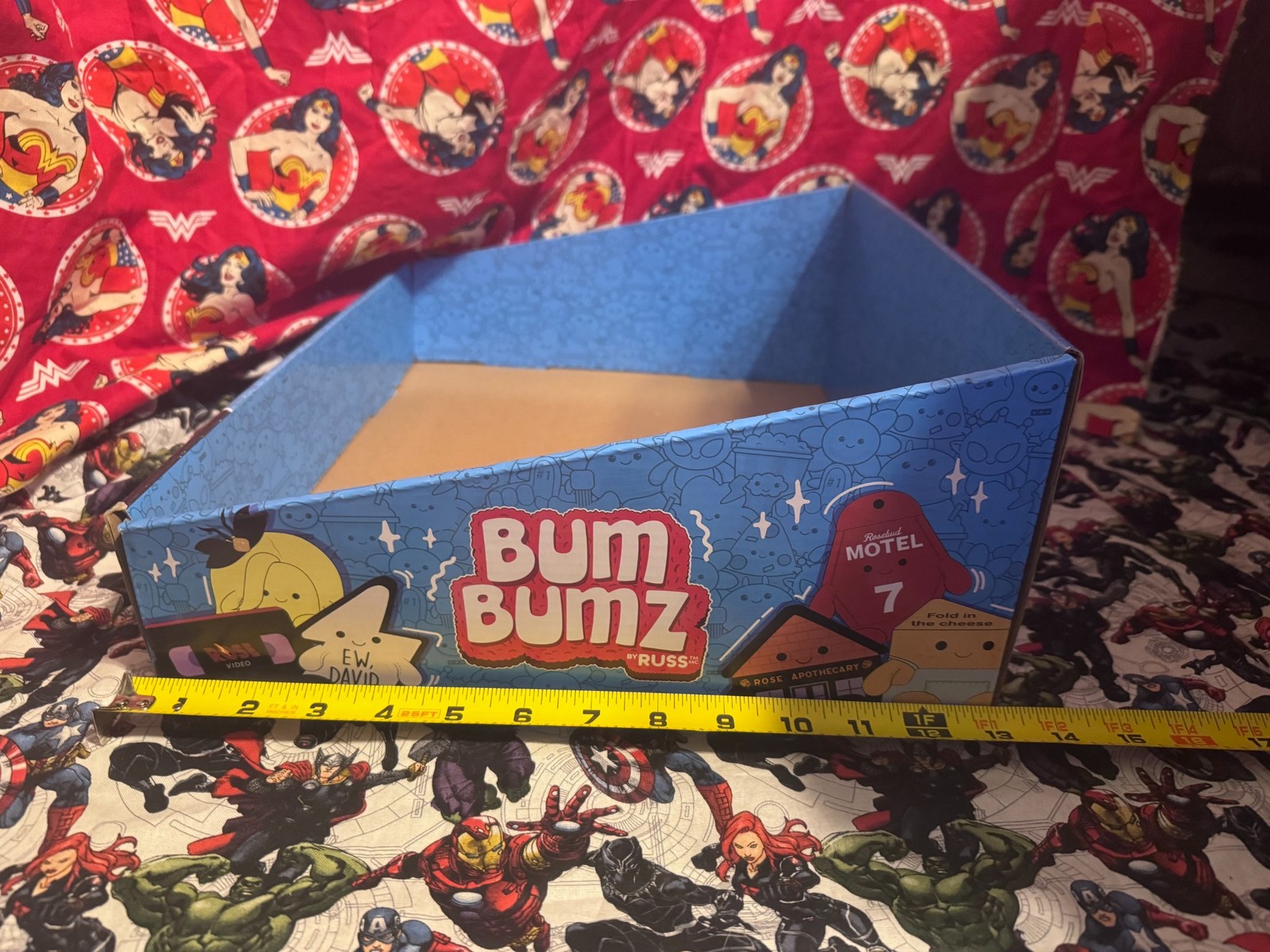 JAZWARES BUMBUMZ SCHITTS CREEK STORE DISPLAY BOX FOR COLLECTIBLES RARE NEW