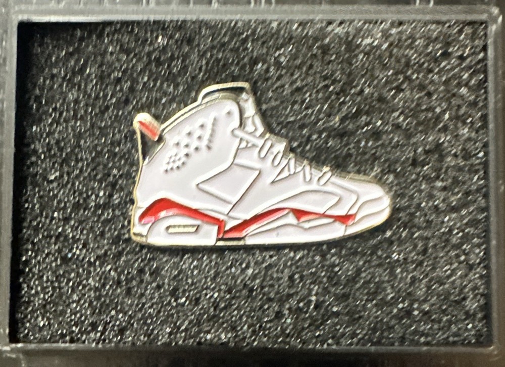Retro Jordan 6 Sneaker  Lapel Hat Pins Button Brooches