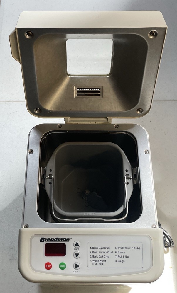 Breadman TR-440 Automatic Bread Maker 1.5 Lb Loaf Homemade Bread Machine