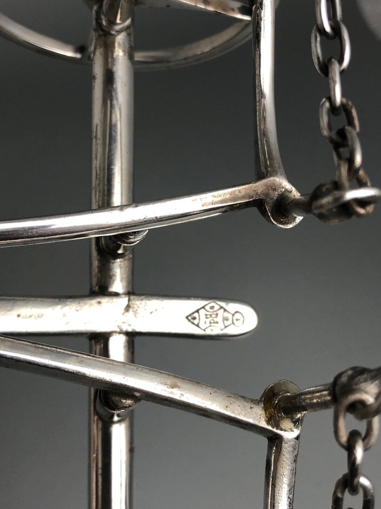 Victorian Silver Plated Drinks Trolley Dated 1863 AELZX