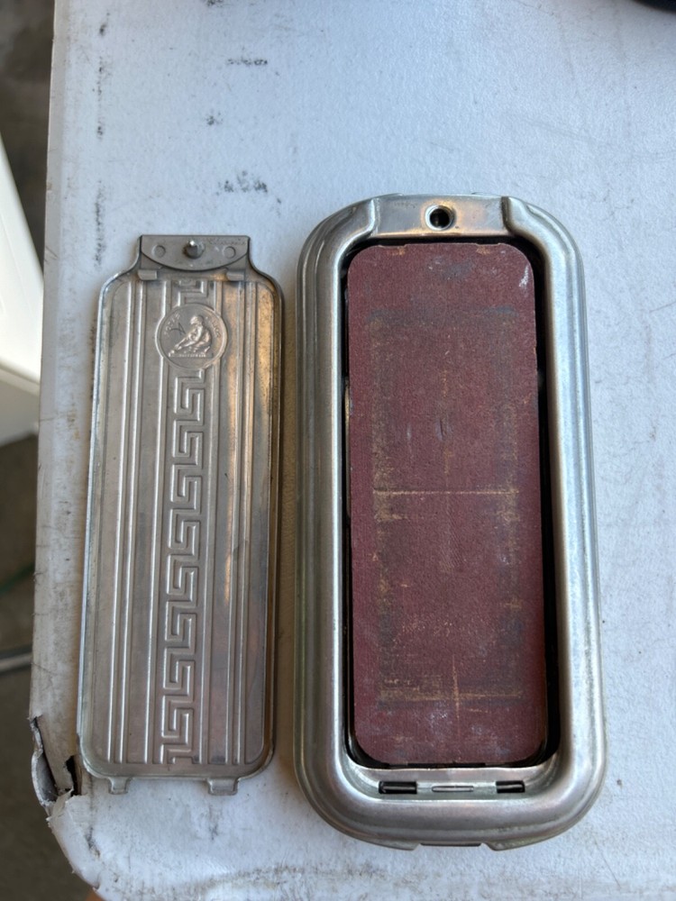 vintage razor blade sharpener