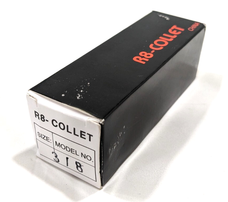 R8 Round Collet 3/8" 7/16-20 Drawbar Thread Steel 231-4724