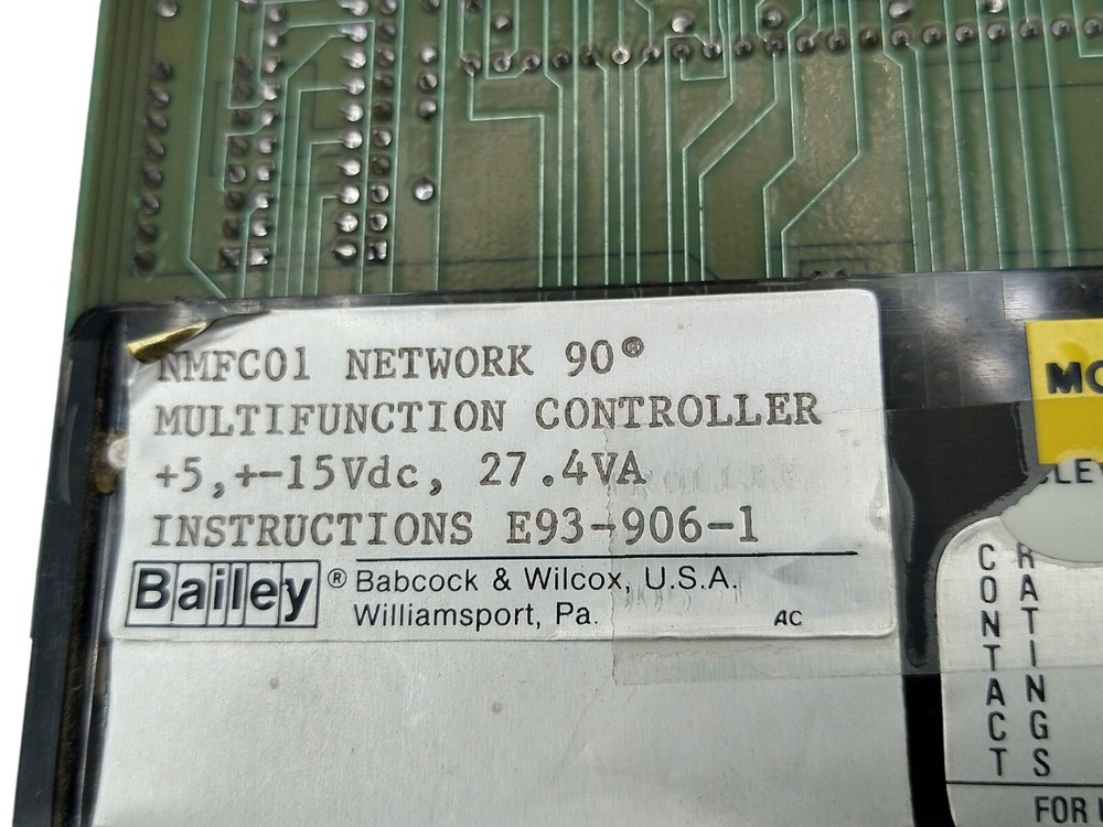 Bailey NMFC01 Network 90 Multi-function Controller