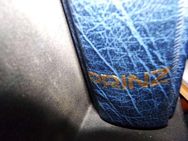 Padded Blue PRINZ 3 ring Binder Nice Condition