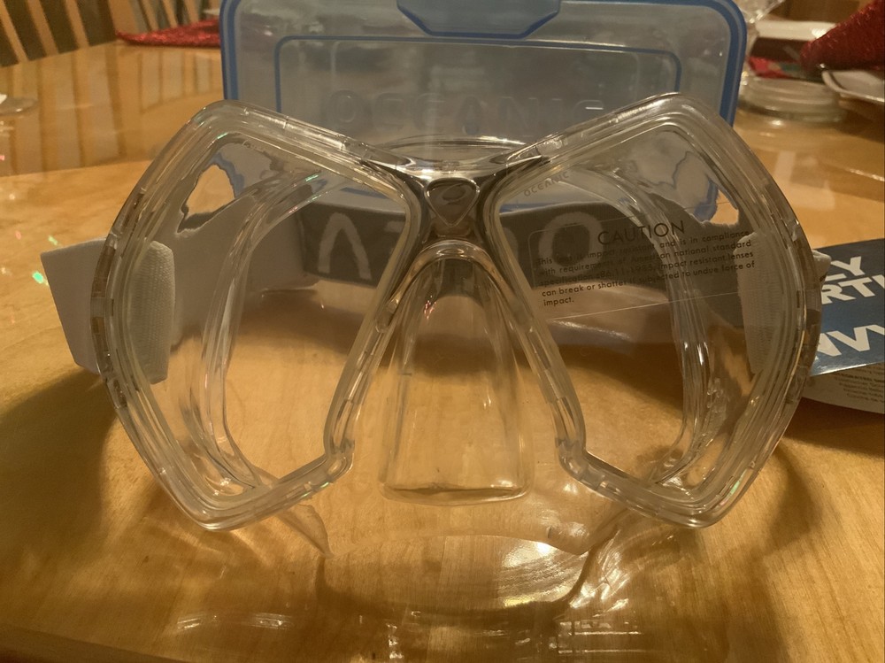 OCEANIC CYANEA MASK, CLEAR /TITANIUM
