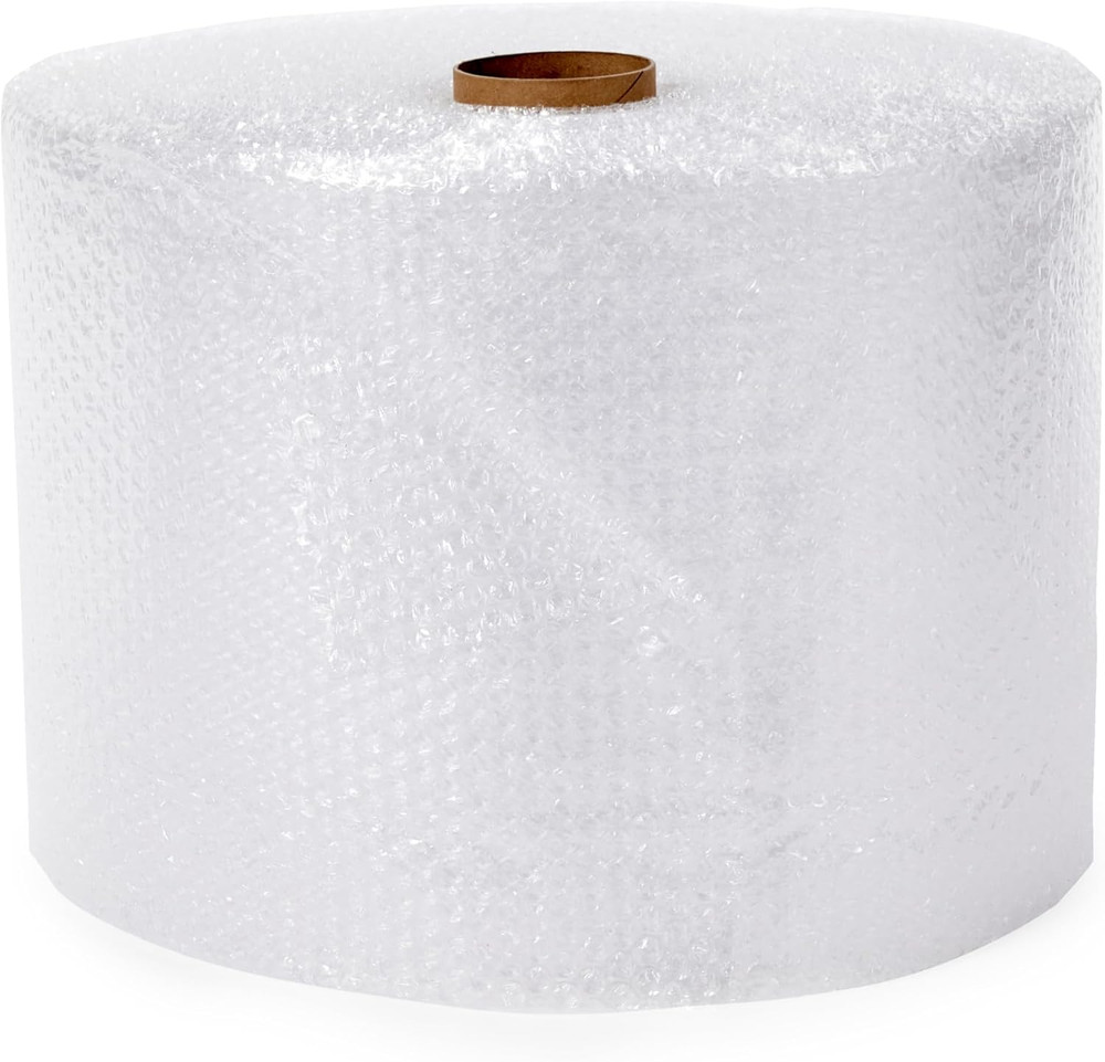 Bubble Cushion Wrap - 12" x 175 ft, Perforated, Small Bubbles, Eco-Friendly