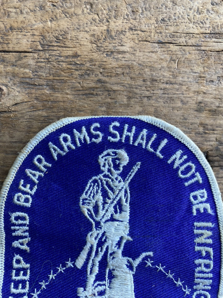 2ND AMENDMENT "TO KEEP AND BEAR ARMS SHALL NOT BE INFRINGED" Patch Hook and Loop