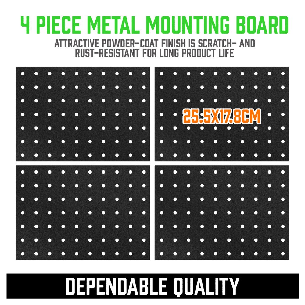 Pegboard Hooks Assortment Basket Pegboard Pack Pinboard Rack Organizing Tool 127