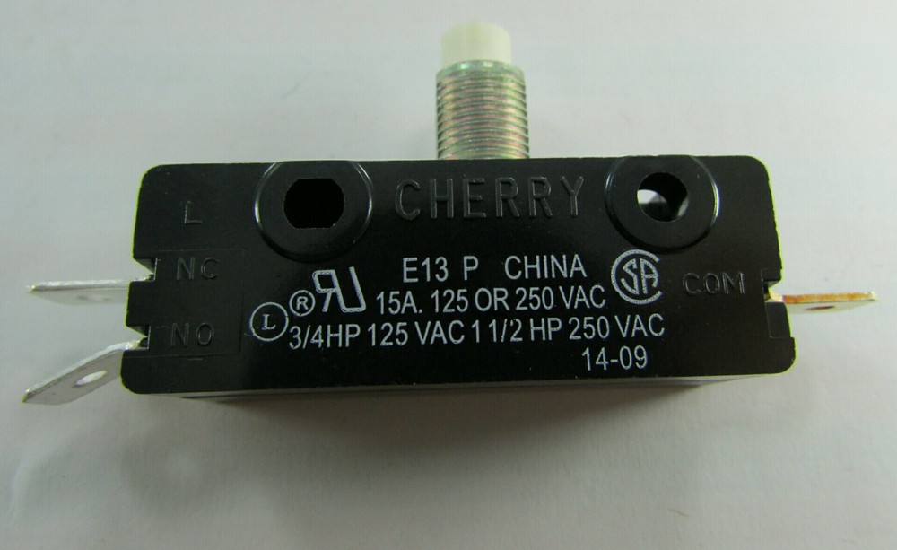 Lot 2 Cherry E13 15A Normally Open/Closed Pushbutton Switch 125/250 VAC E13-65L0