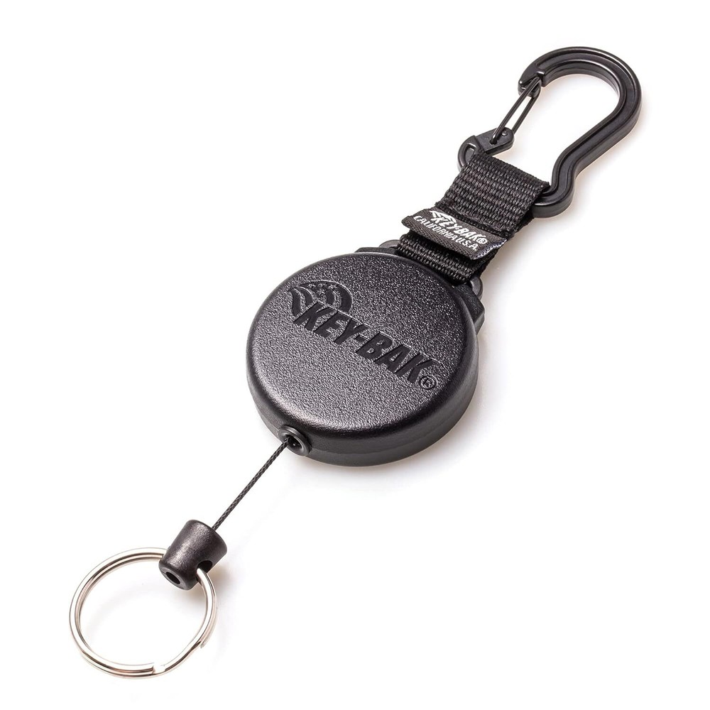 KEY-BAK SECURIT SD 36" Retractable Cord, 15oz, Split Ring, Retractable Keychain