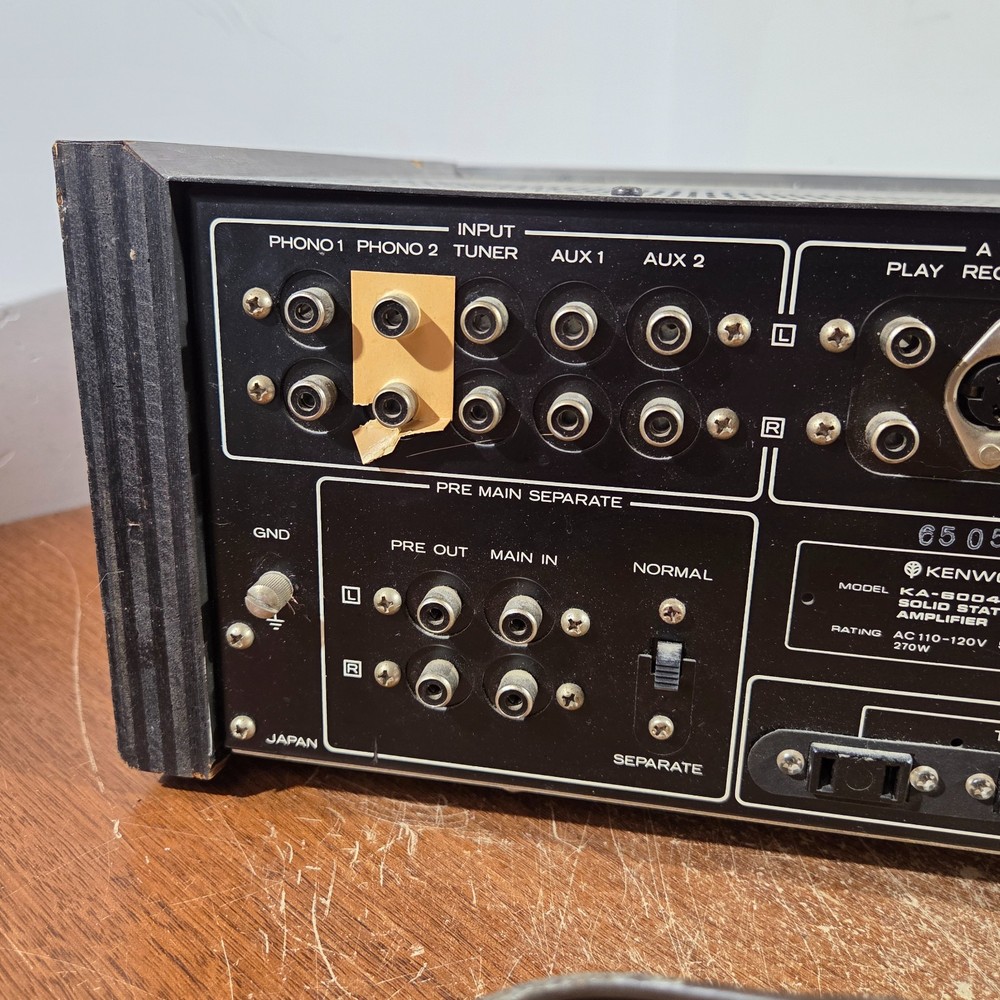 Vintage Kenwood Solid State Stereo Amplifier KA-6004
