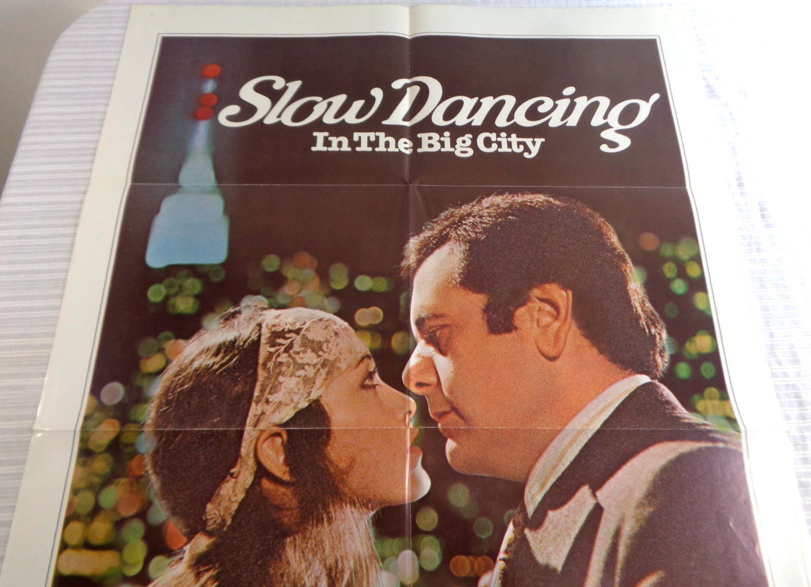 SLOW DANCING IN THE BIG CITY Movie Poster 1978 - One Sheet Original Sorvino VG!