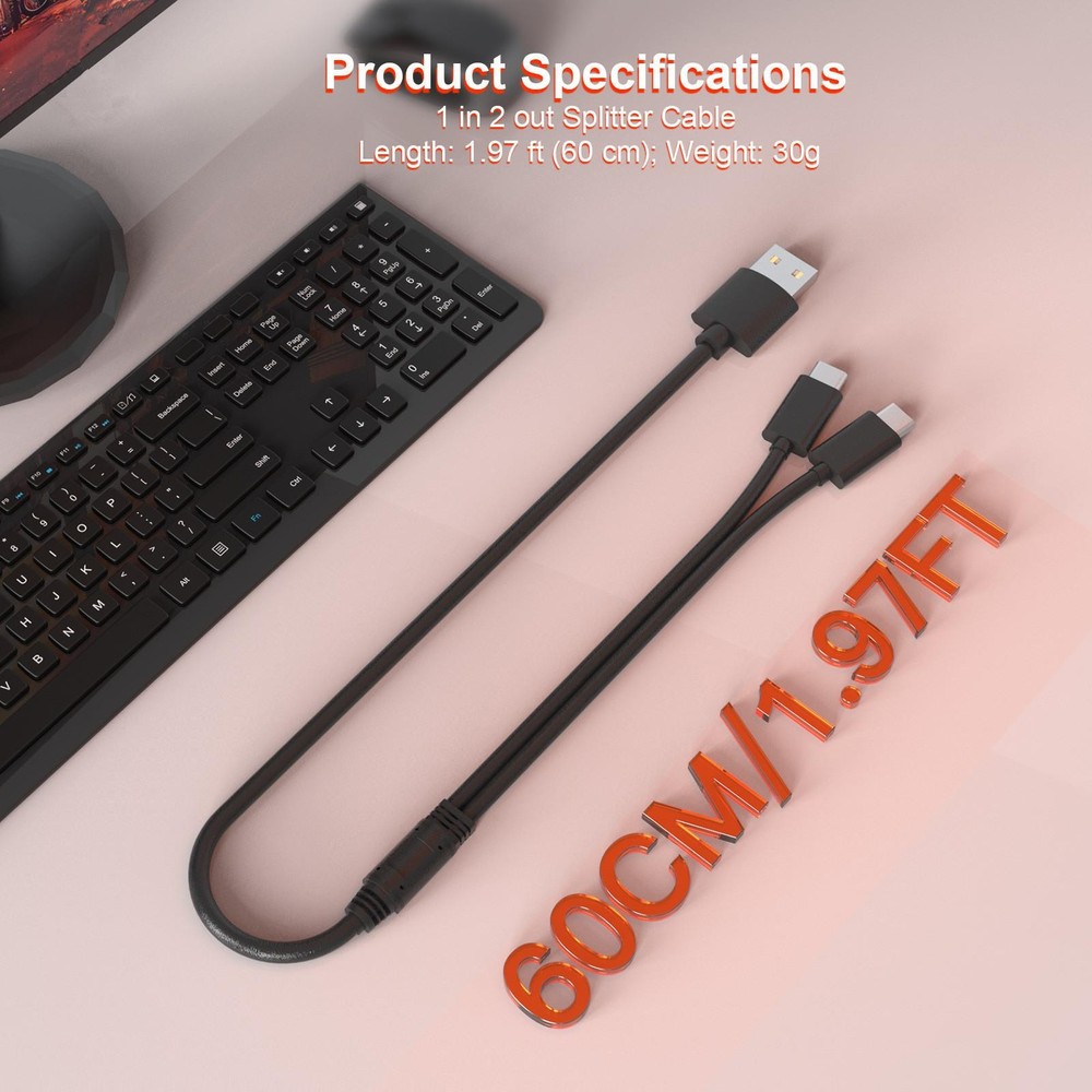 Controller Storage Holder Headset Organize Bracket+Charging Cable for PS5 PS VR2