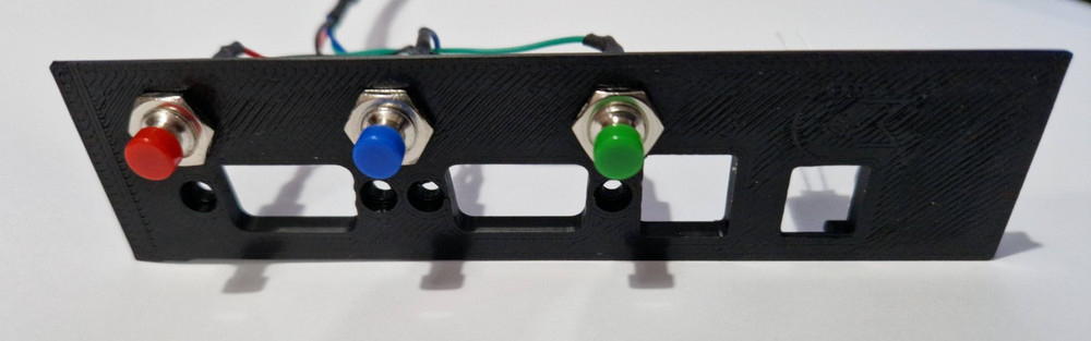 Commodore 64 Ultimate Pre Wired Utility Buttons And Black 3D Printed Side Panel