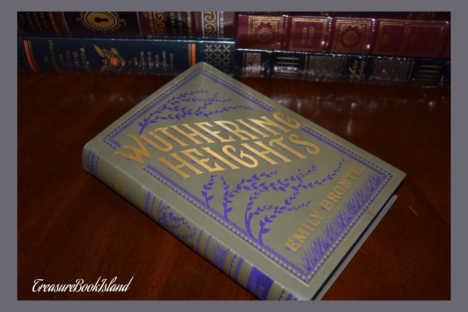 WUTHERING HEIGHTS By Emily Bronte Brand New Leather Bound Collectible Edition