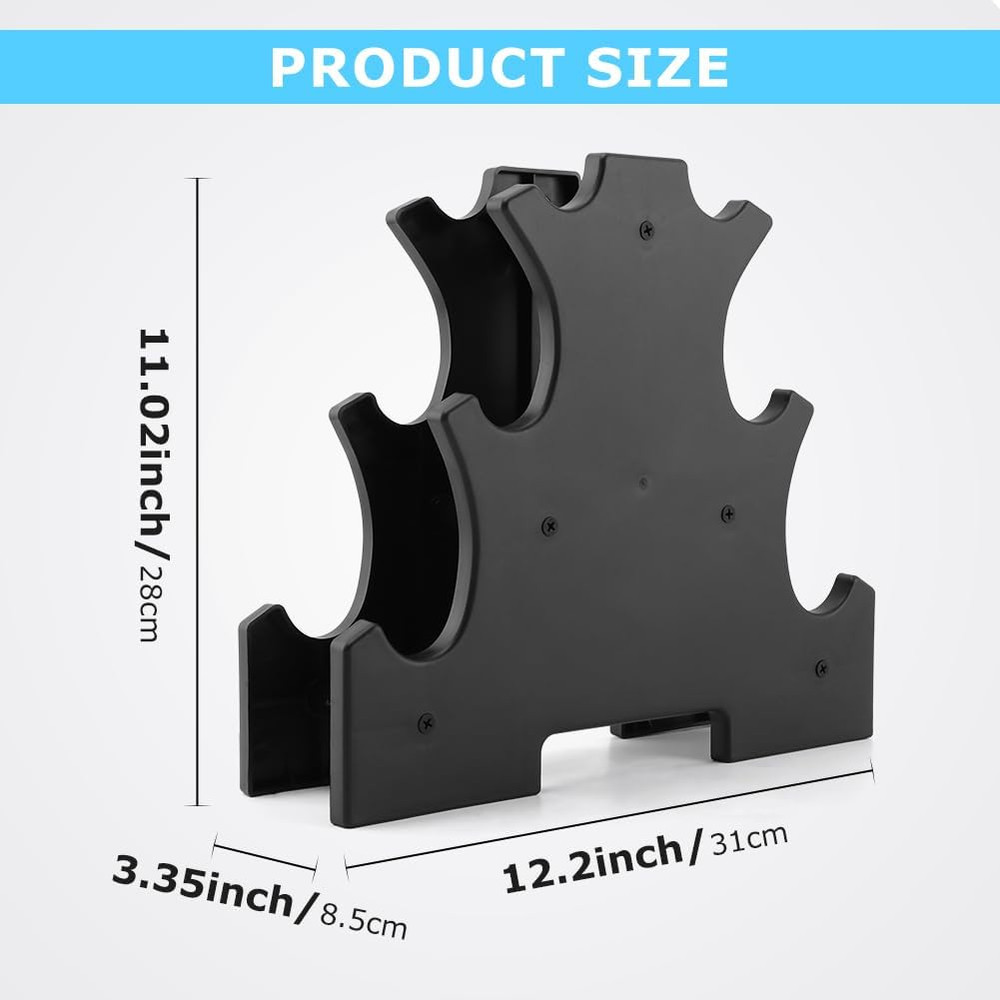 Dumbbell Rack Stand Only, A-Frame Dumbbell Storage Rack with Handle, Tree Shape