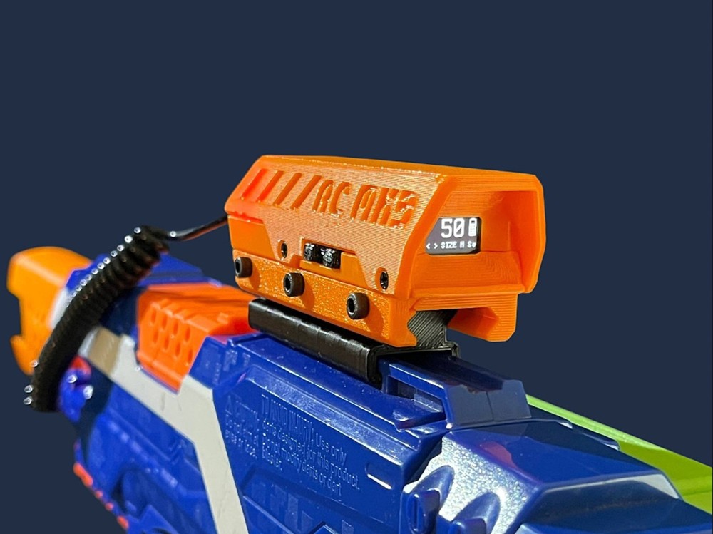 programmable digital halo ammo counter nerf airsoft paintball