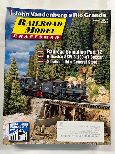 Railroad Model Craftman Magazine 2017