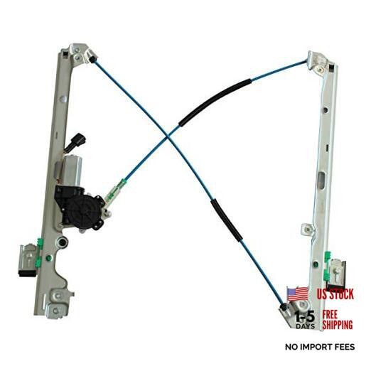 Front Power Window Regulator with Motor Assembly Front Driver Side (LH)