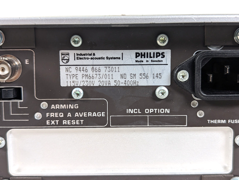 PHILIPS PM6673_PM6673/011_PM UNIVERSAL FREQUENCY COUNTER