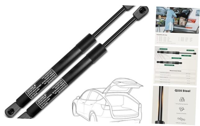 Rear Hatch Gas Struts Shocks Replacement for Jeep 2007-2017 Compass, 2017