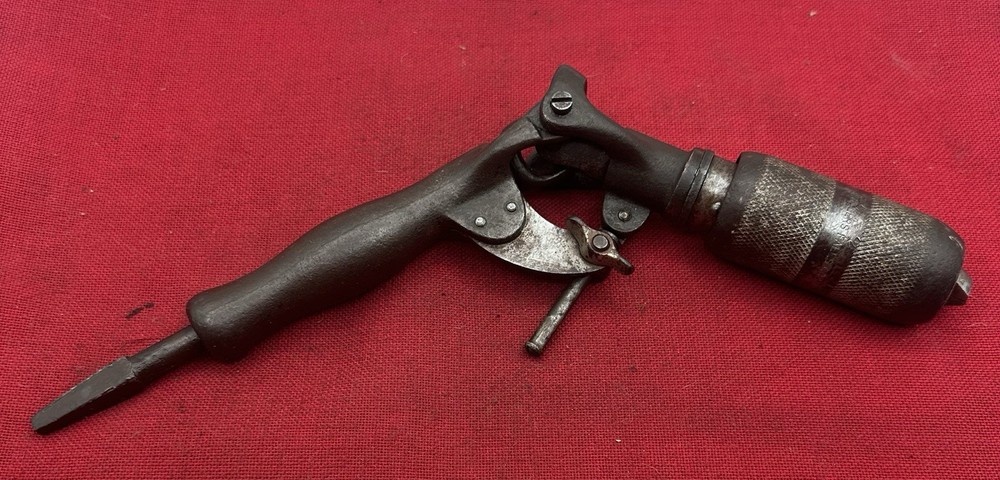 Rare Antique Millers Falls Brace Drill Chuck Attachment Adjustable Angle Tool