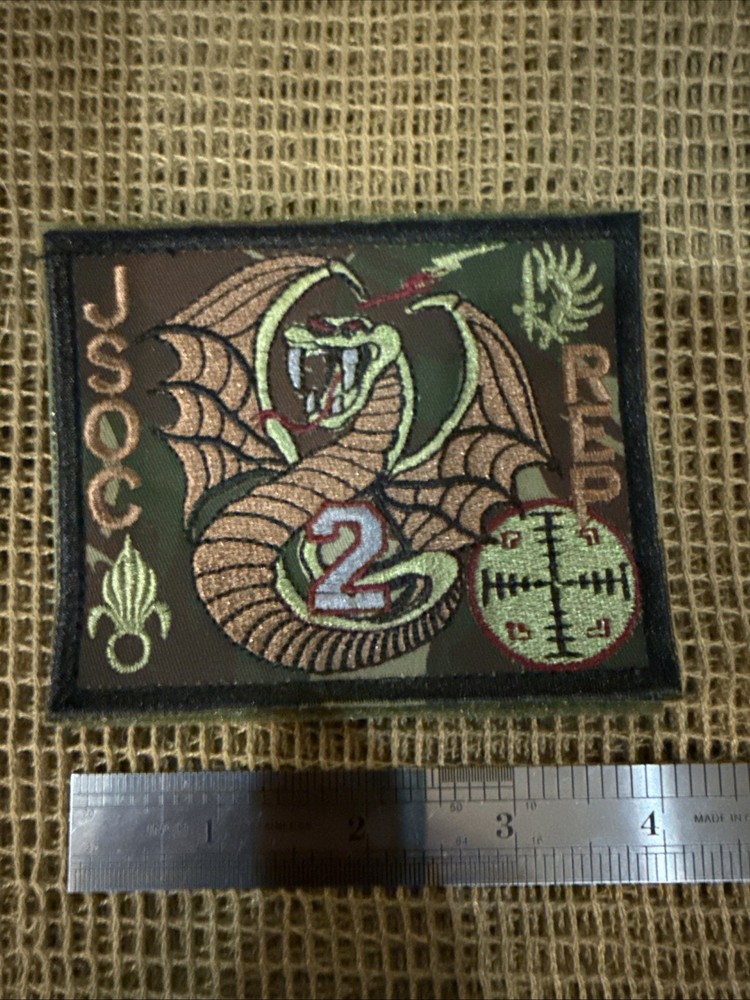 French Foreign Legion 2 Rep JSOC Para Commando Afgan War Patch