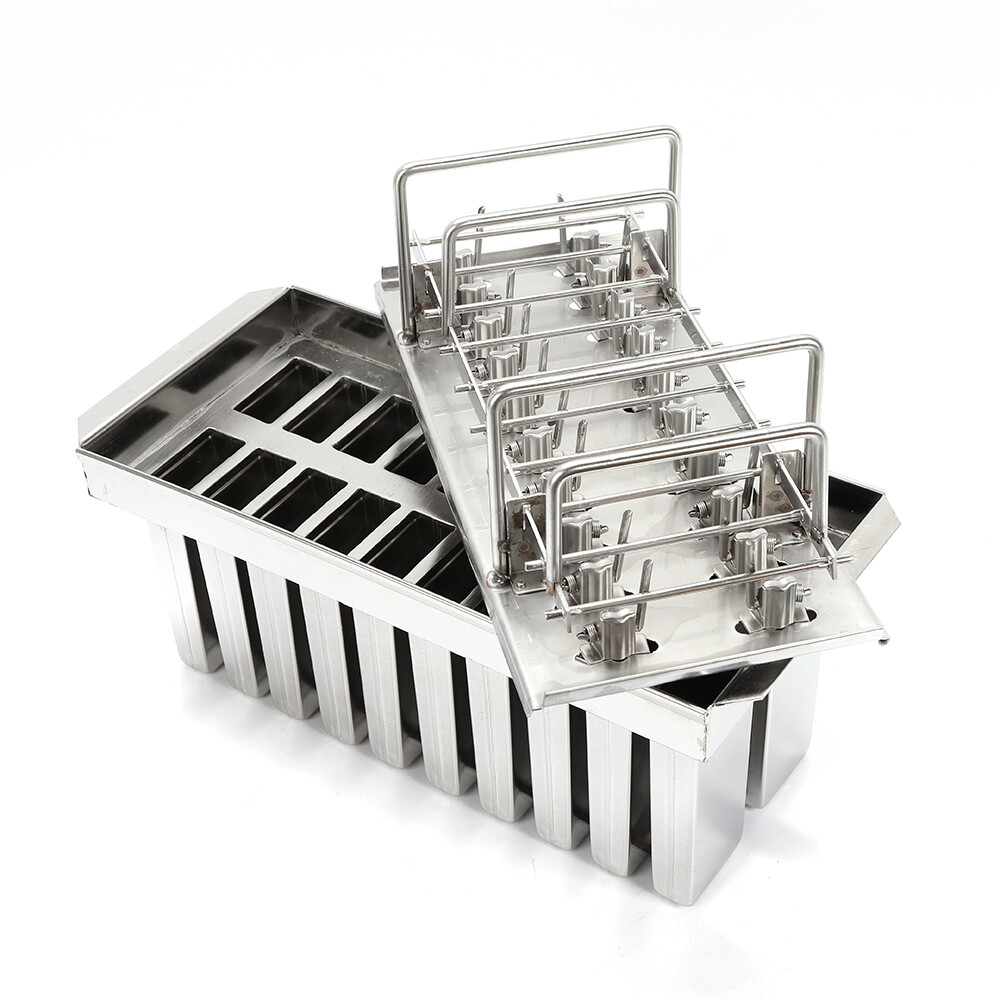 Ice Cream Stick Mold 20pcs Mold Cup Stainless Steel Popsicle Mold Commercial