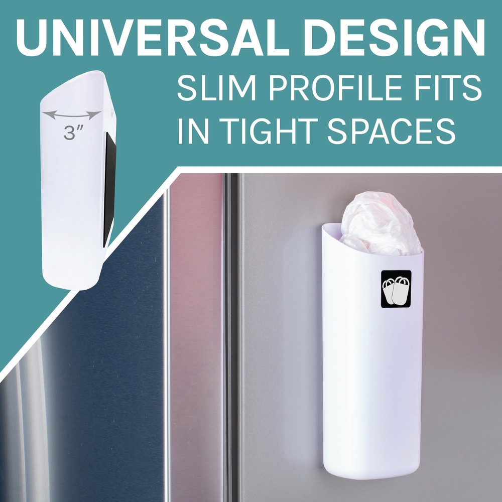 Magnetic Lint Bins - White (Combo Pack)