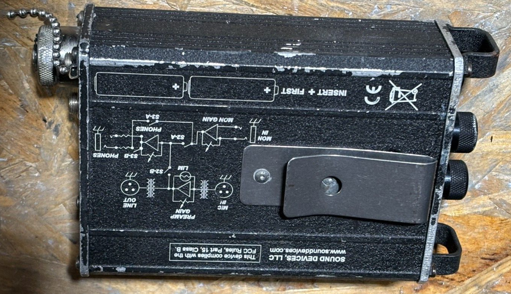 Sound Devices MM-1 Single-Channel Portable Microphone Preamp