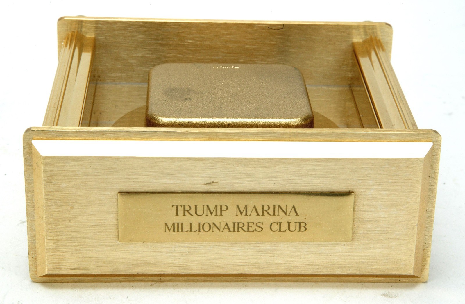 Bulova Clock F/Trump Marina Casino Millionaires Club. The Casino Does Not Exist.