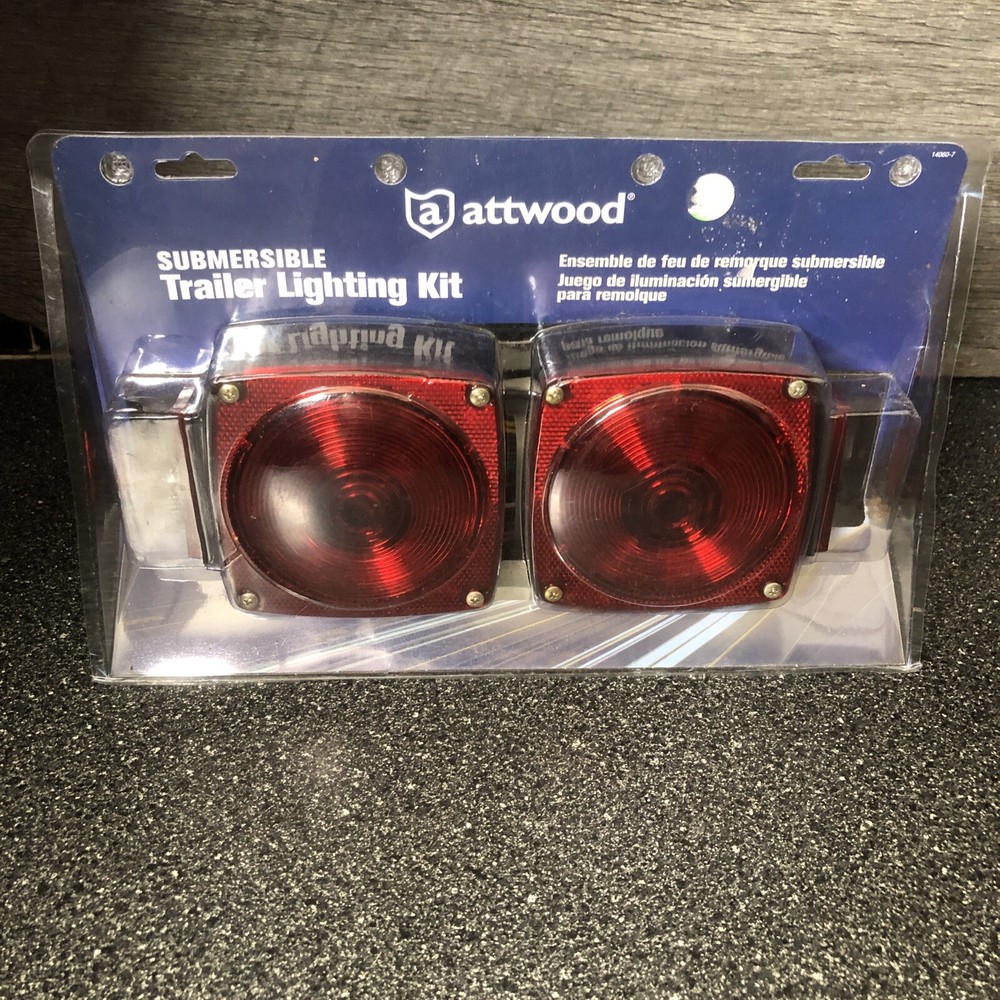 attwood 14060-7 Submersible Multi-Function Trailer Light Kit New Retail Package