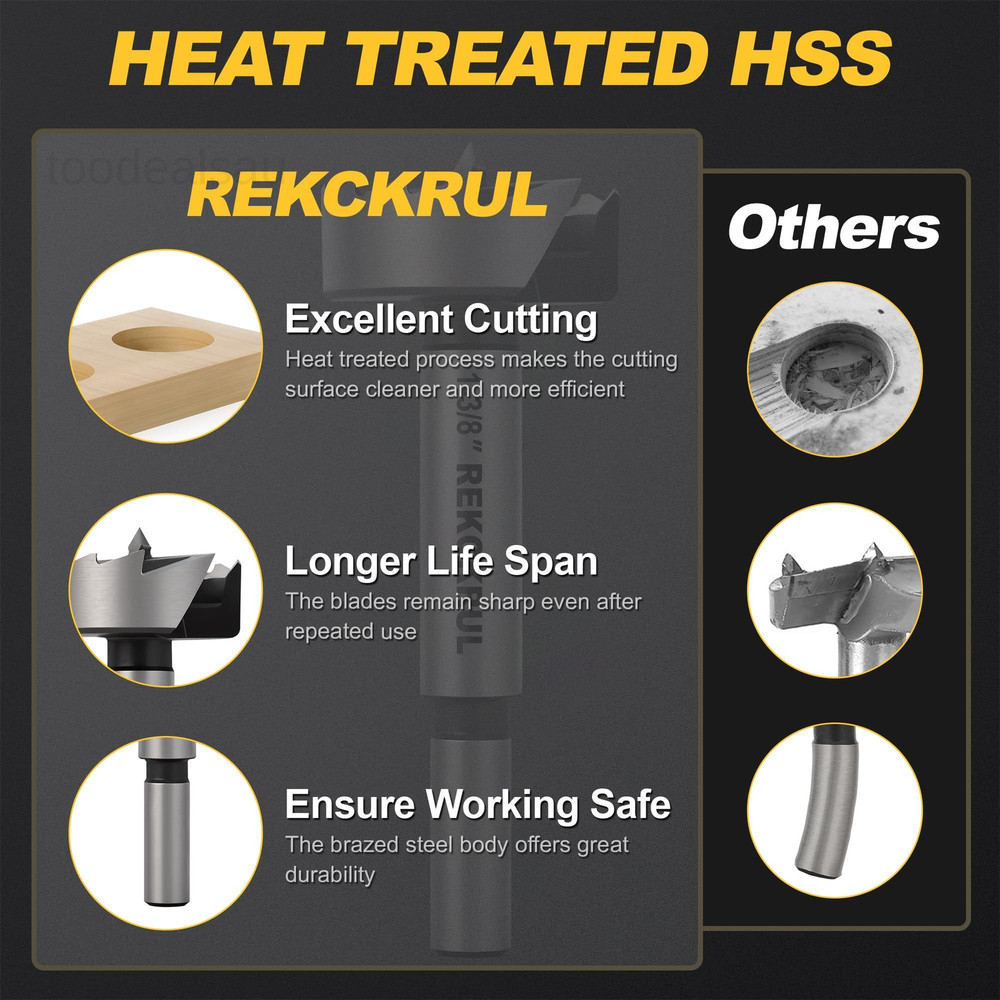 5/16 Inch Forstner Bit, 5/16" | Precision Imperial Sizing